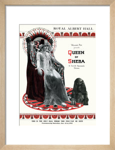 William Fox Presents 'Queen of Sheba' Art Print