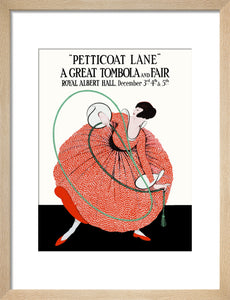 Petticoat Lane, A Great Tombola and Fair Art Print