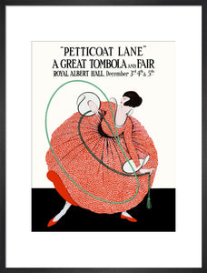 Petticoat Lane, A Great Tombola and Fair Art Print