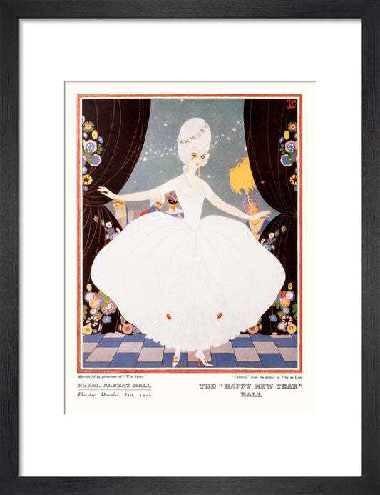 The Sphere and Tatler Ball 'The Happy New Year' Ball' Art Print