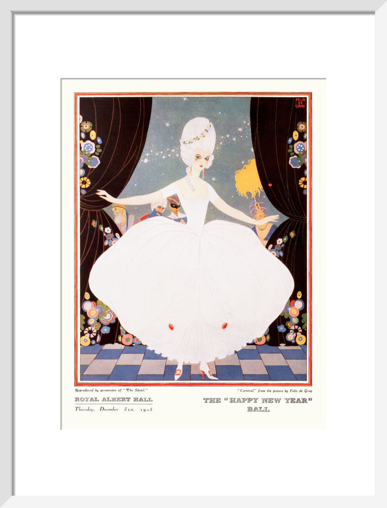 The Sphere and Tatler Ball 'The Happy New Year' Ball' Art Print