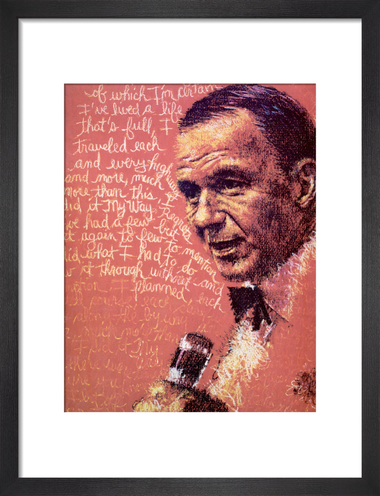 Frank Sinatra 1975 Programme Art Print