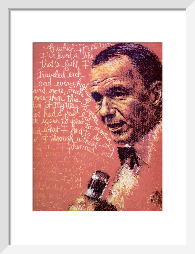 Frank Sinatra 1975 Programme Art Print