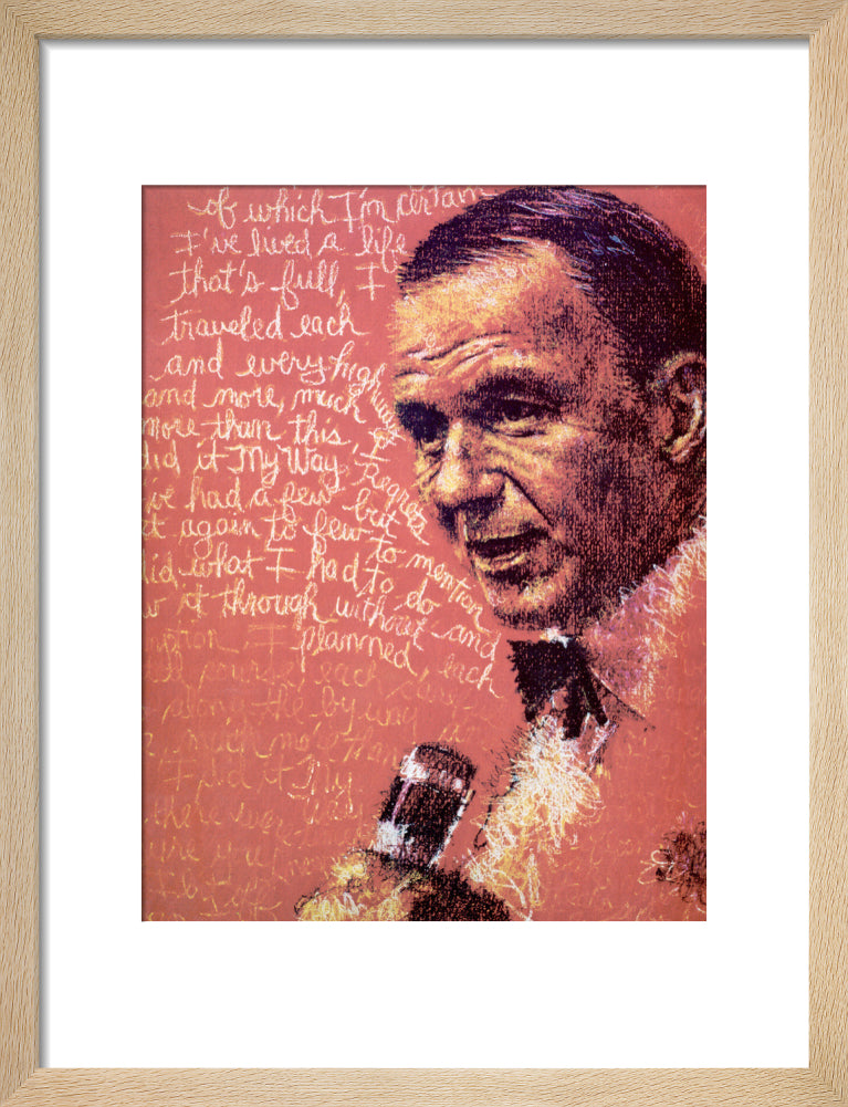 Frank Sinatra 1975 Programme Art Print