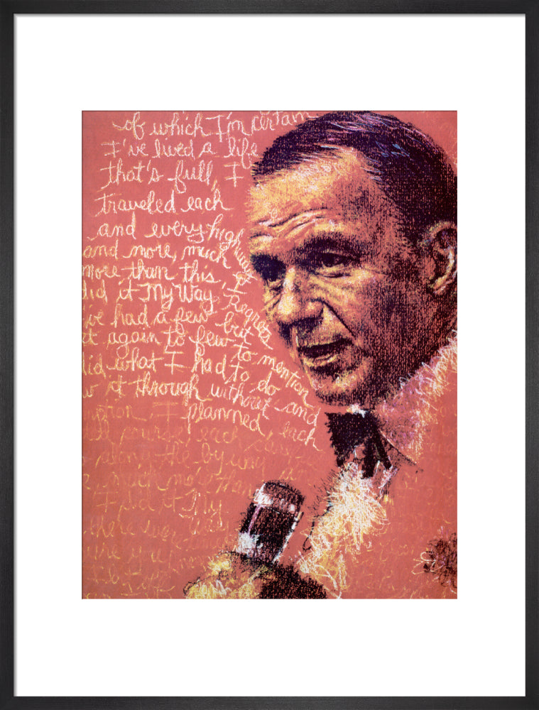 Frank Sinatra 1975 Programme Art Print