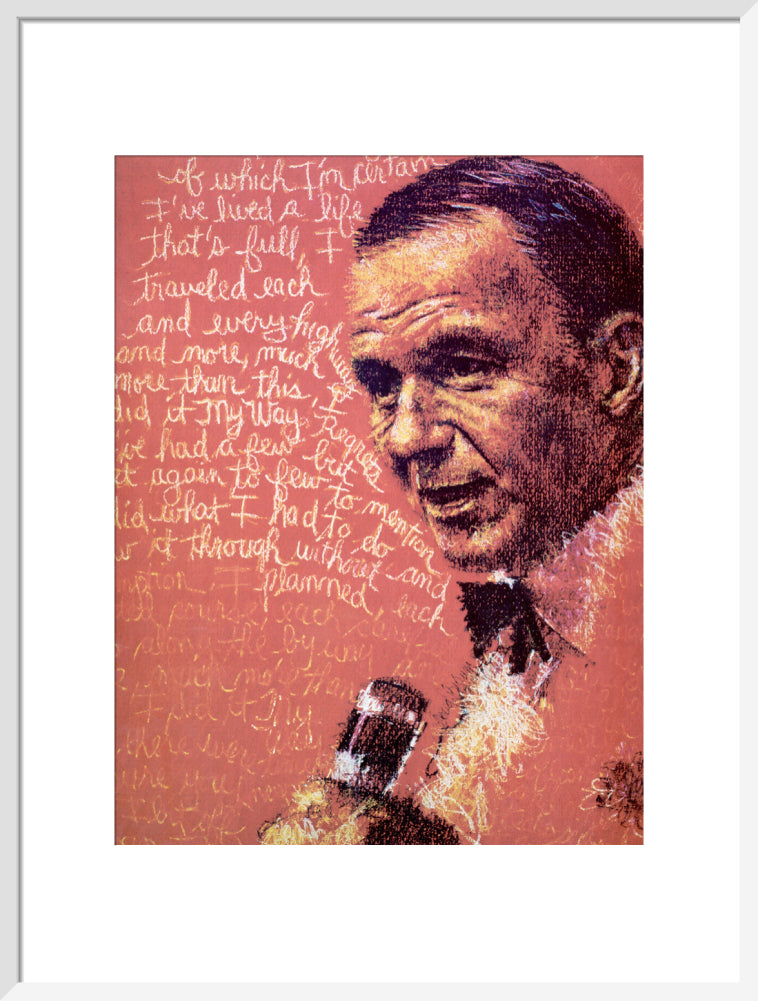 Frank Sinatra 1975 Programme Art Print