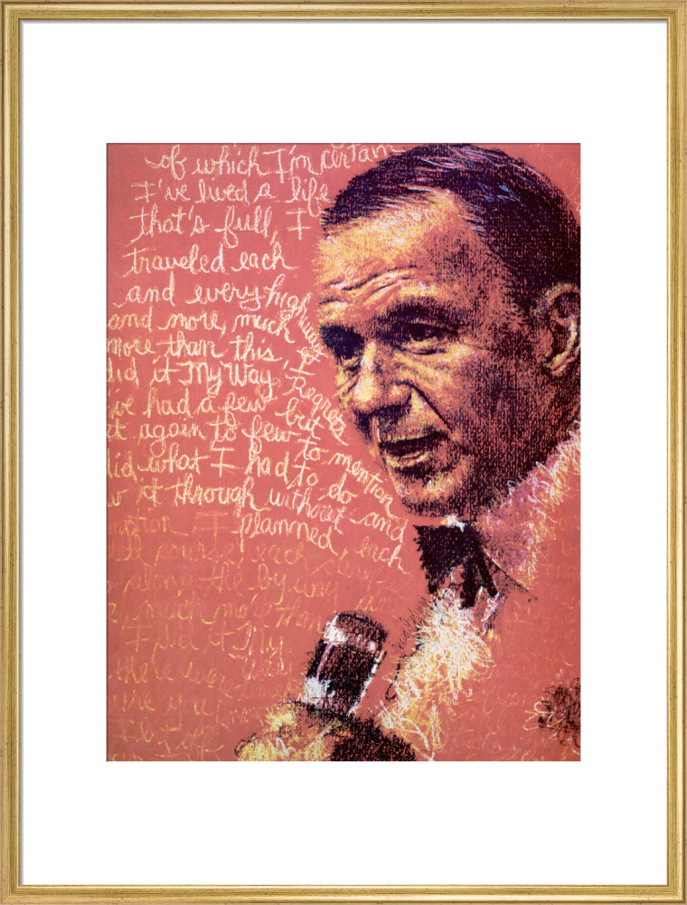 Frank Sinatra 1975 Programme Art Print