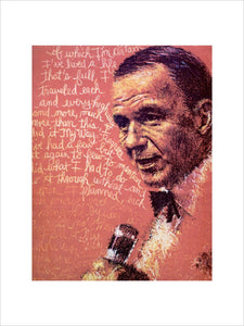 Frank Sinatra 1975 Programme Art Print