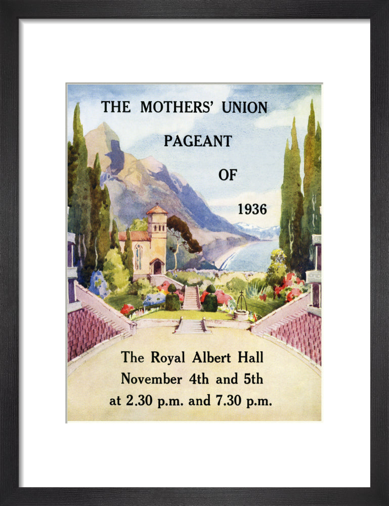 Mothers' Union Pageant 1936 Art Print