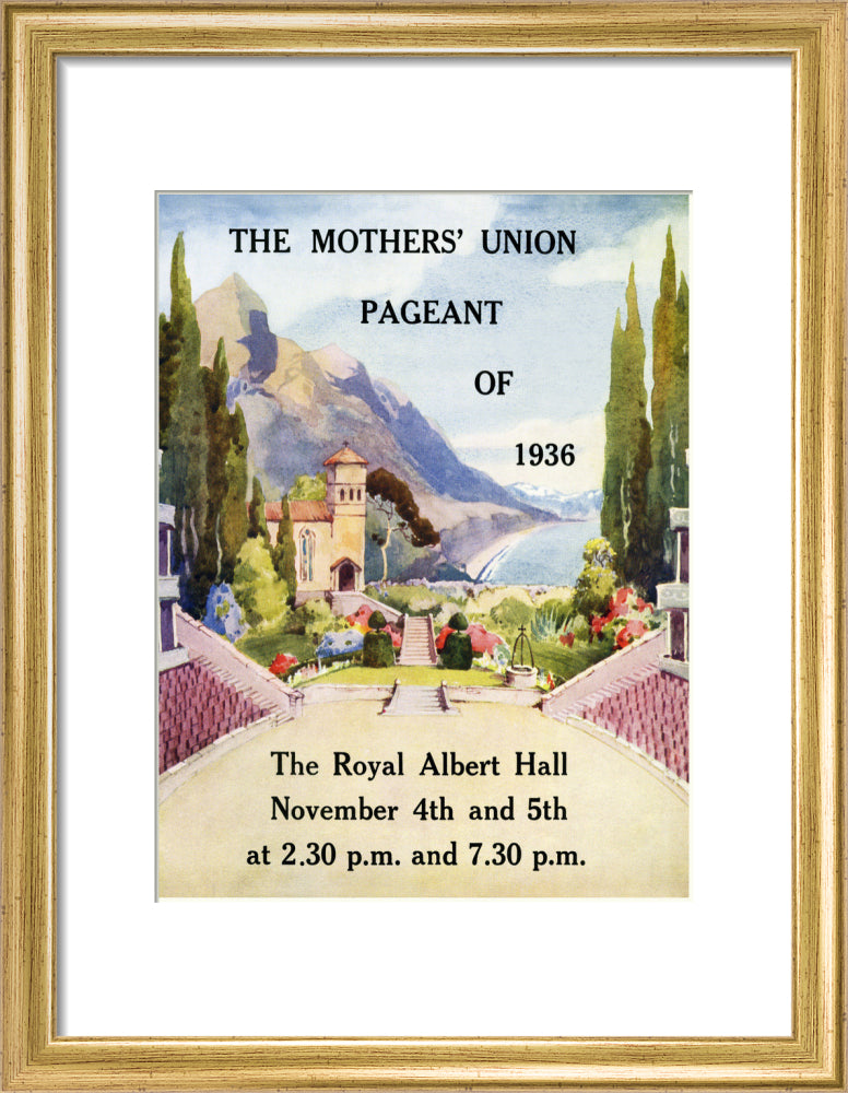 Mothers' Union Pageant 1936 Art Print