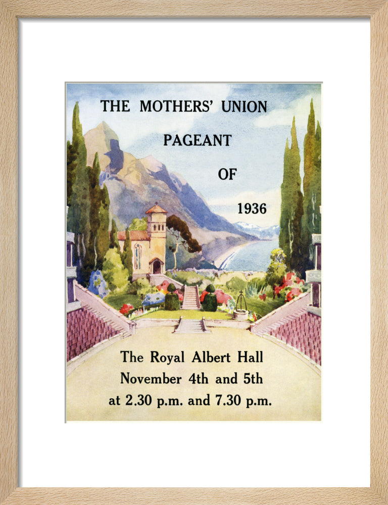 Mothers' Union Pageant 1936 Art Print