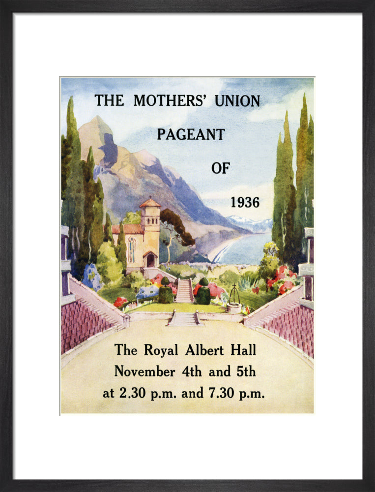 Mothers' Union Pageant 1936 Art Print