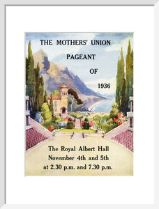 Mothers' Union Pageant 1936 Art Print