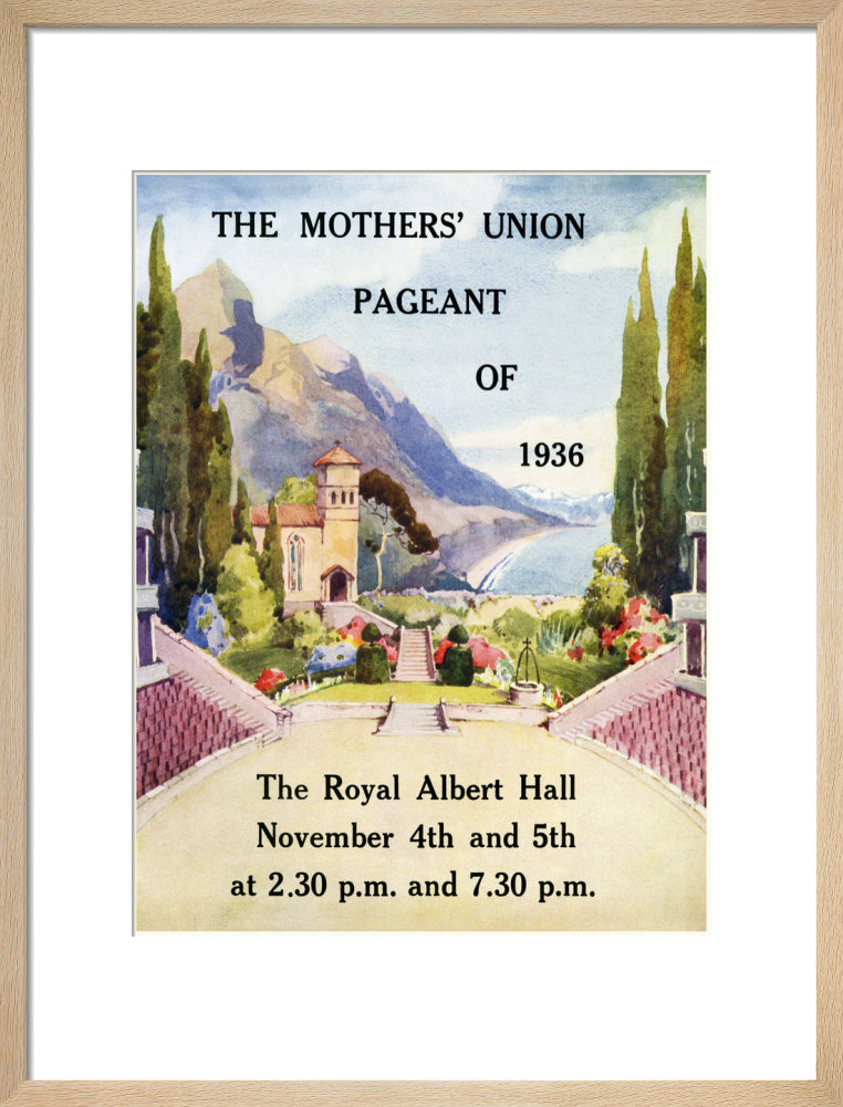 Mothers' Union Pageant 1936 Art Print