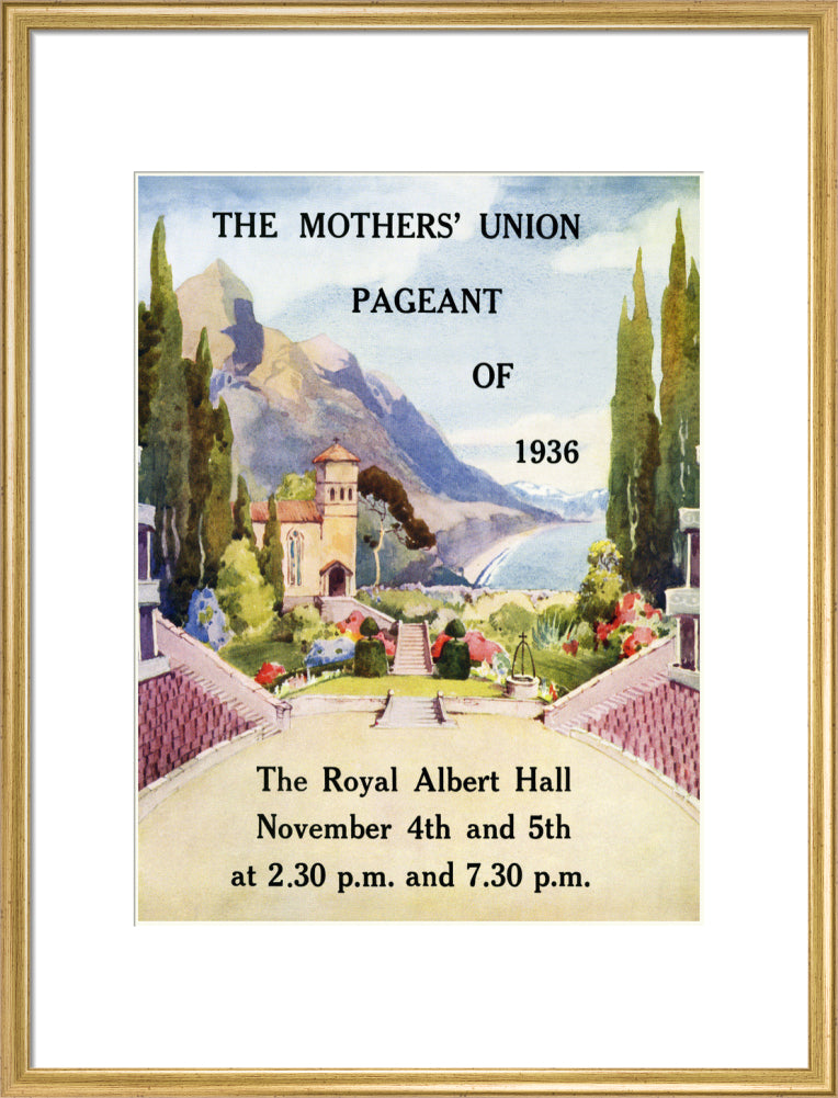 Mothers' Union Pageant 1936 Art Print