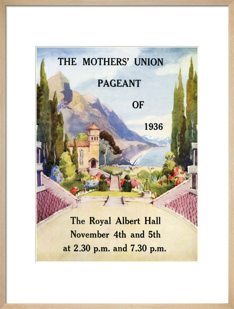 Mothers' Union Pageant 1936 Art Print