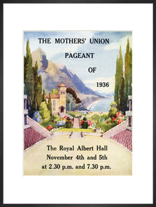 Mothers' Union Pageant 1936 Art Print