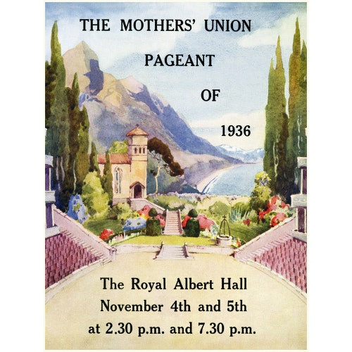 Programme for Mothers' Union Pageant of 1936, 4-5 November 1936 - Royal Albert Hall