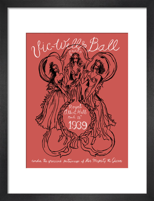 Vic-Wells Ball Art Print