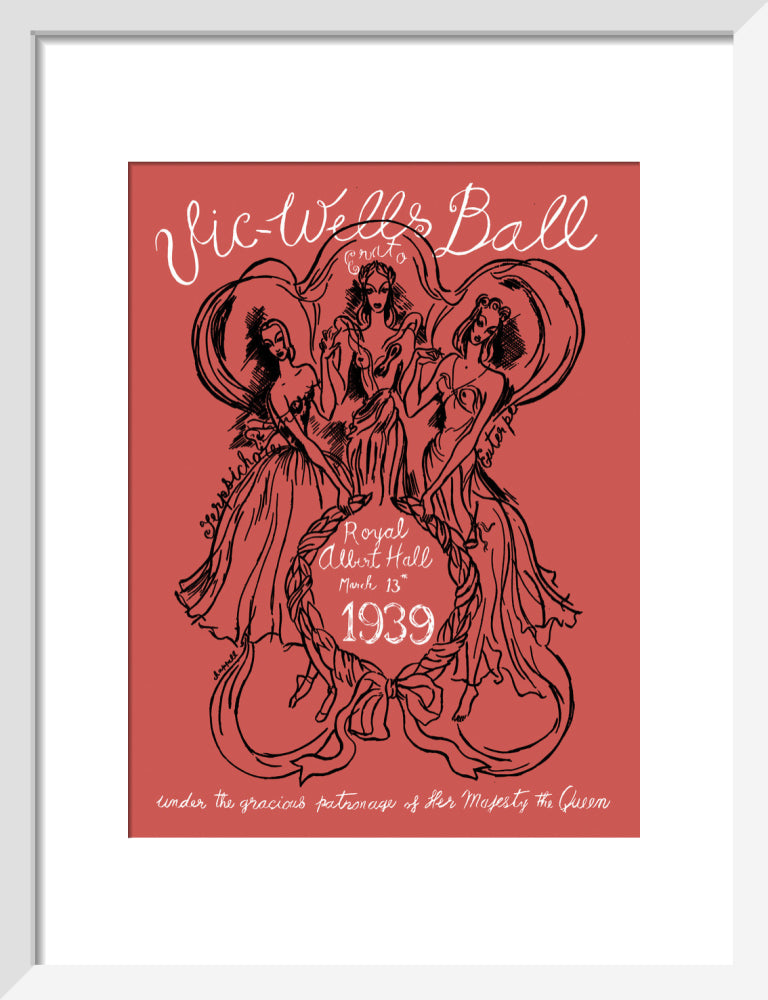 Vic-Wells Ball Art Print
