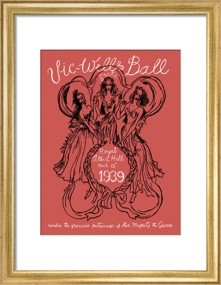 Vic-Wells Ball Art Print