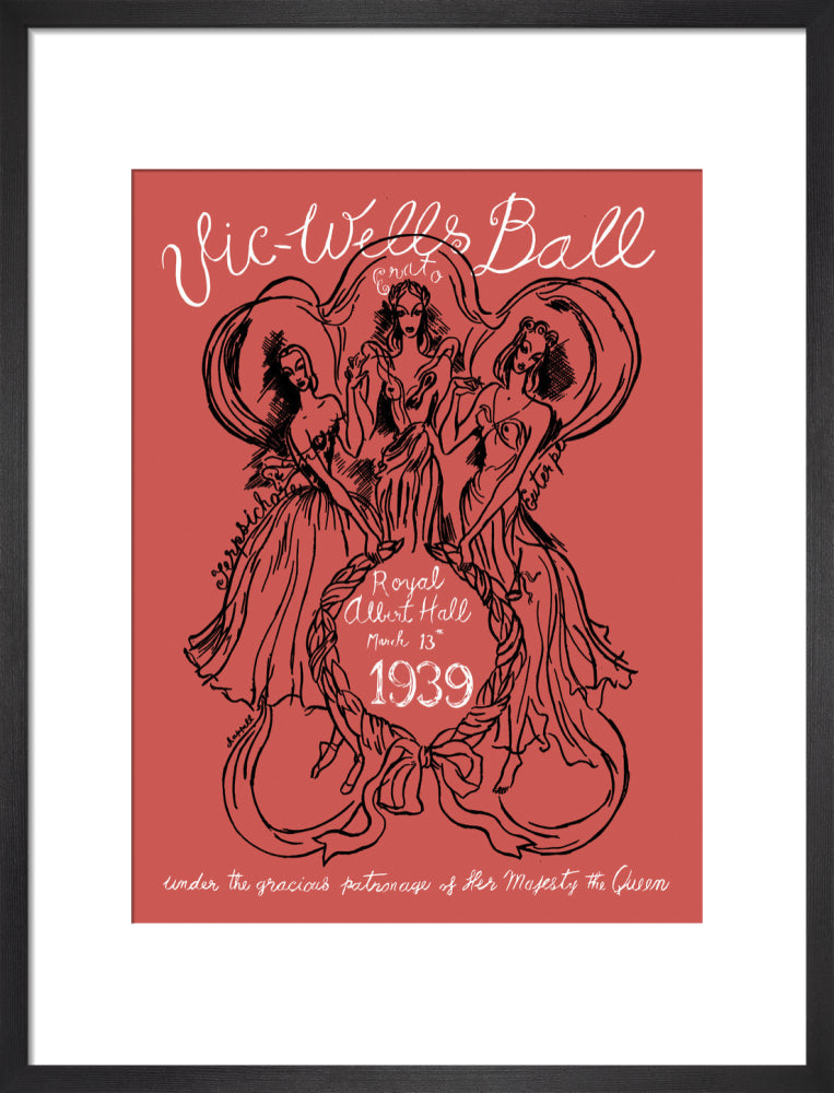 Vic-Wells Ball Art Print