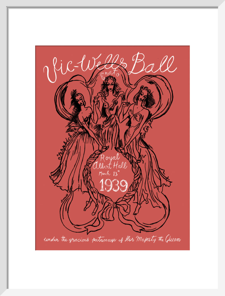 Vic-Wells Ball Art Print