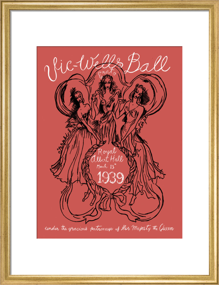 Vic-Wells Ball Art Print