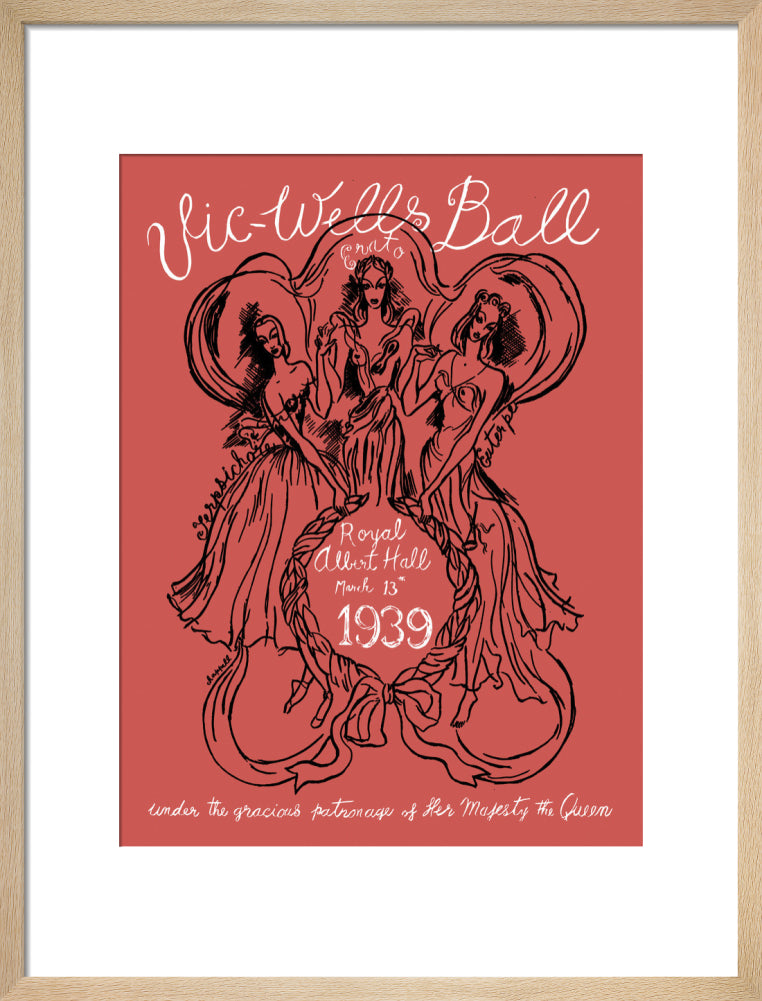 Vic-Wells Ball Art Print