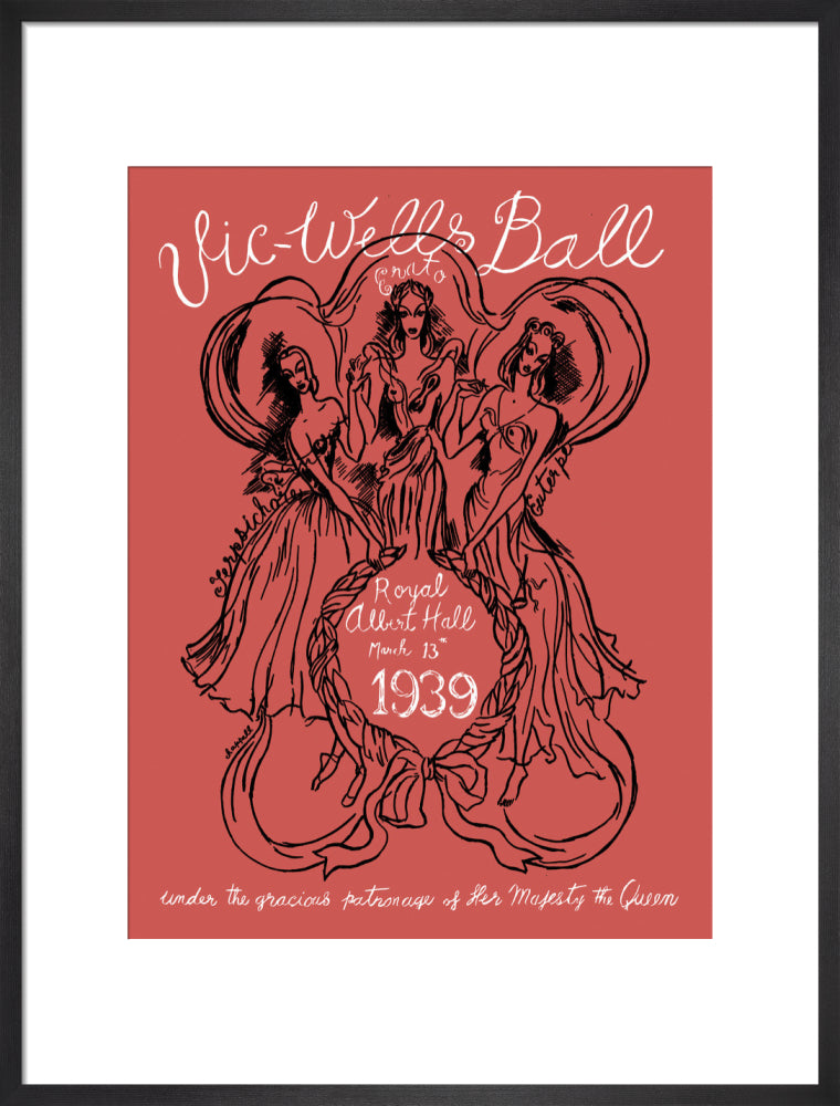 Vic-Wells Ball Art Print