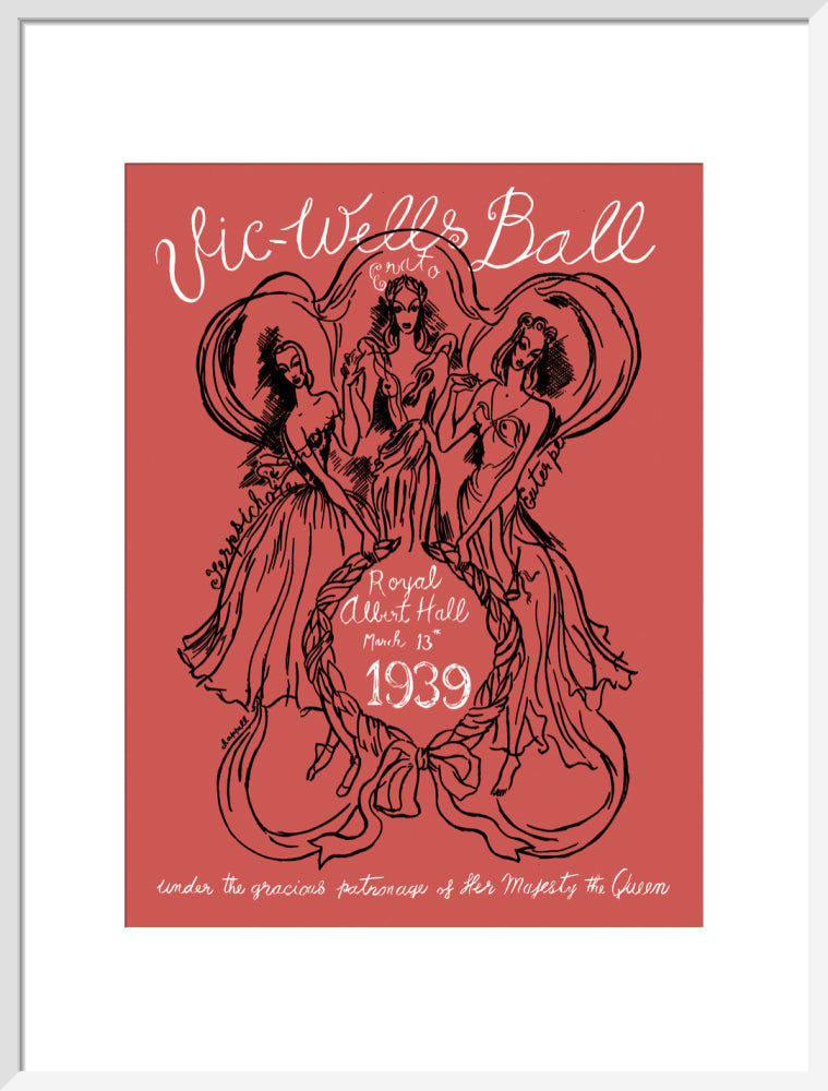 Vic-Wells Ball Art Print