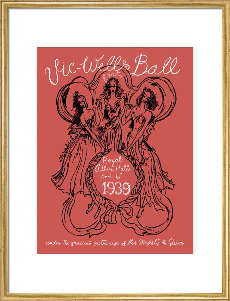 Vic-Wells Ball Art Print