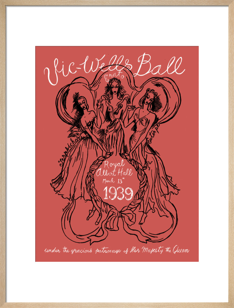 Vic-Wells Ball Art Print
