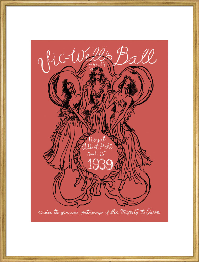 Vic-Wells Ball Art Print