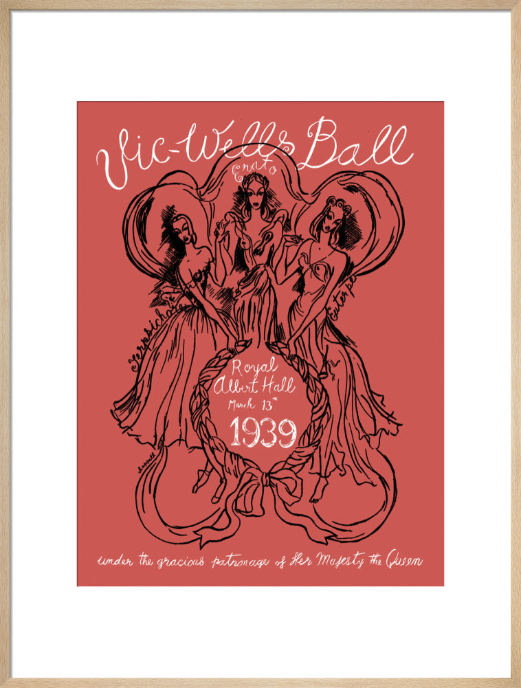 Vic-Wells Ball Art Print