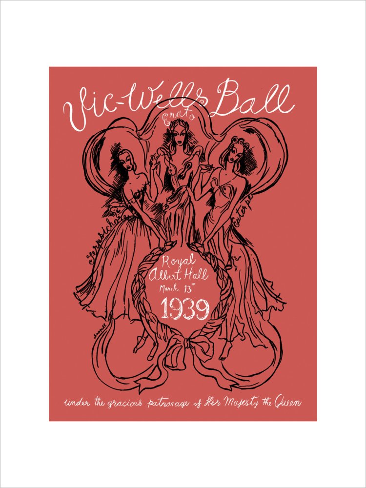 Vic-Wells Ball Art Print