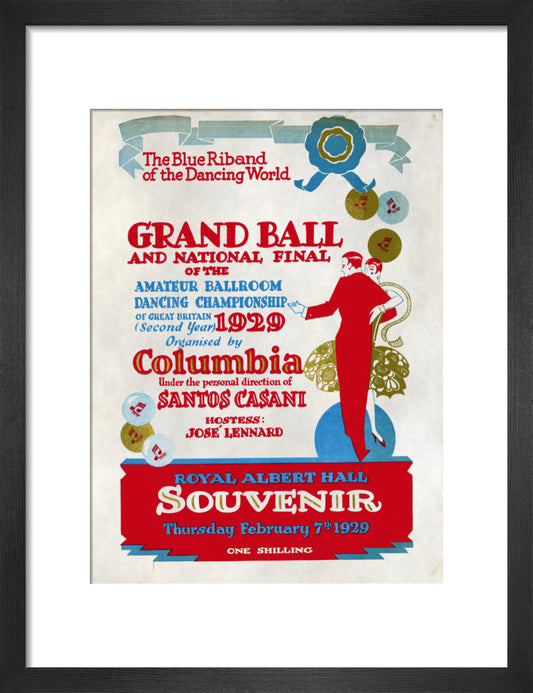 The National Final of the Amateur Ballroom Dancing Championship Art Print