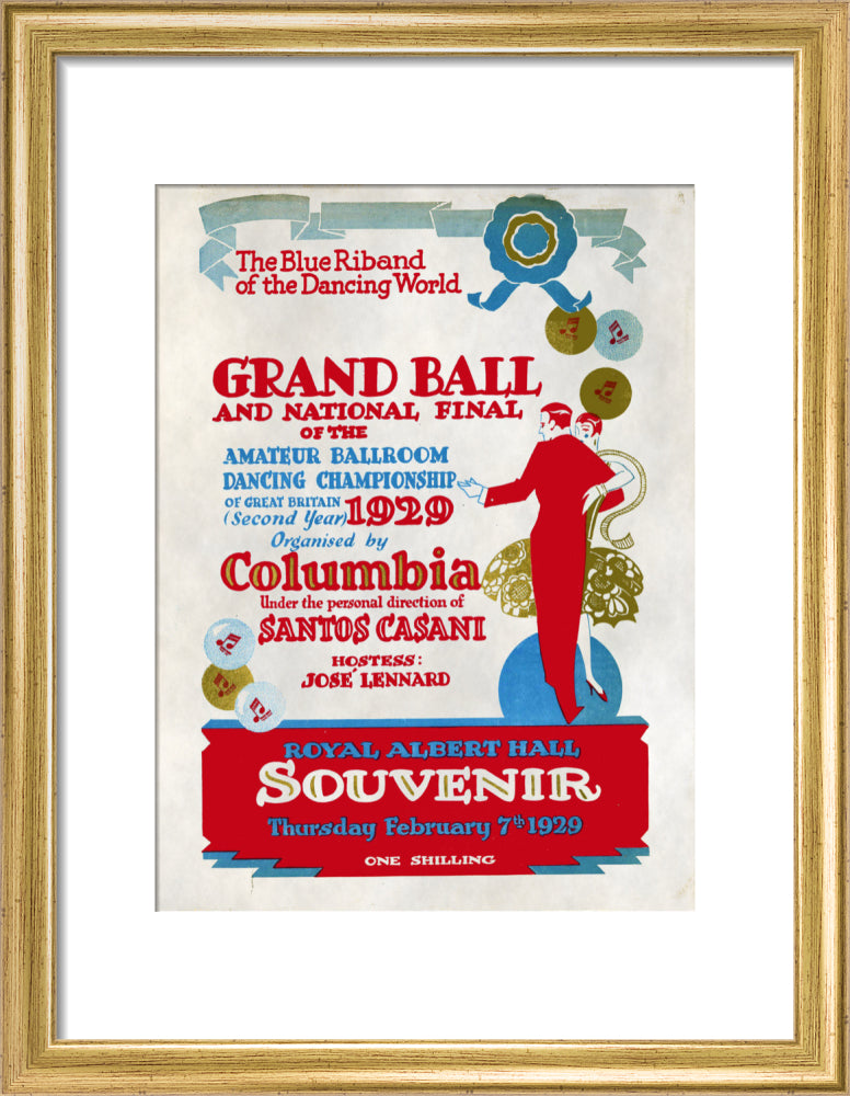 The National Final of the Amateur Ballroom Dancing Championship Art Print