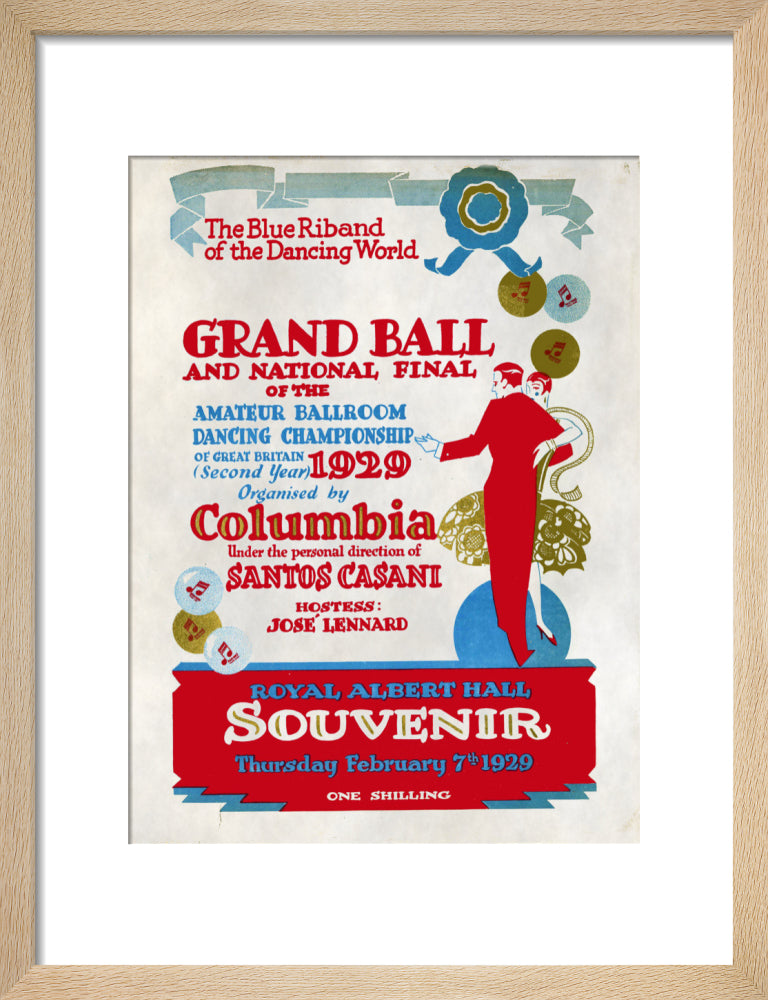 The National Final of the Amateur Ballroom Dancing Championship Art Print