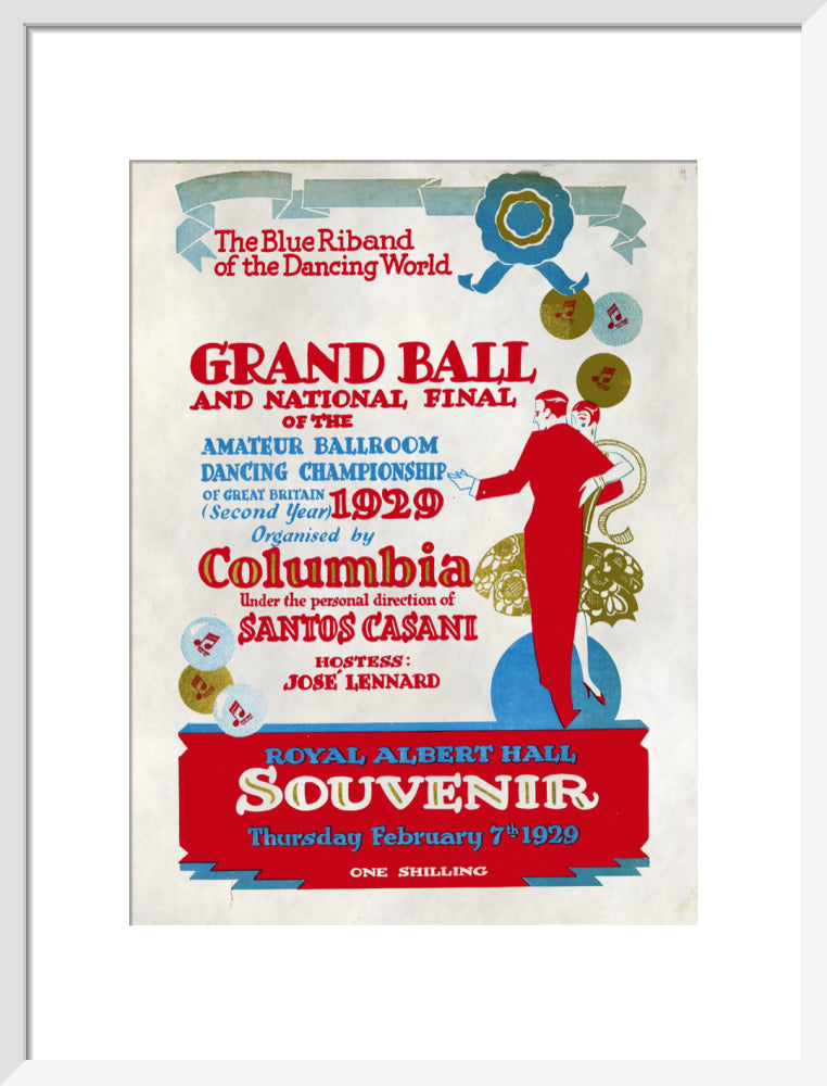 The National Final of the Amateur Ballroom Dancing Championship Art Print