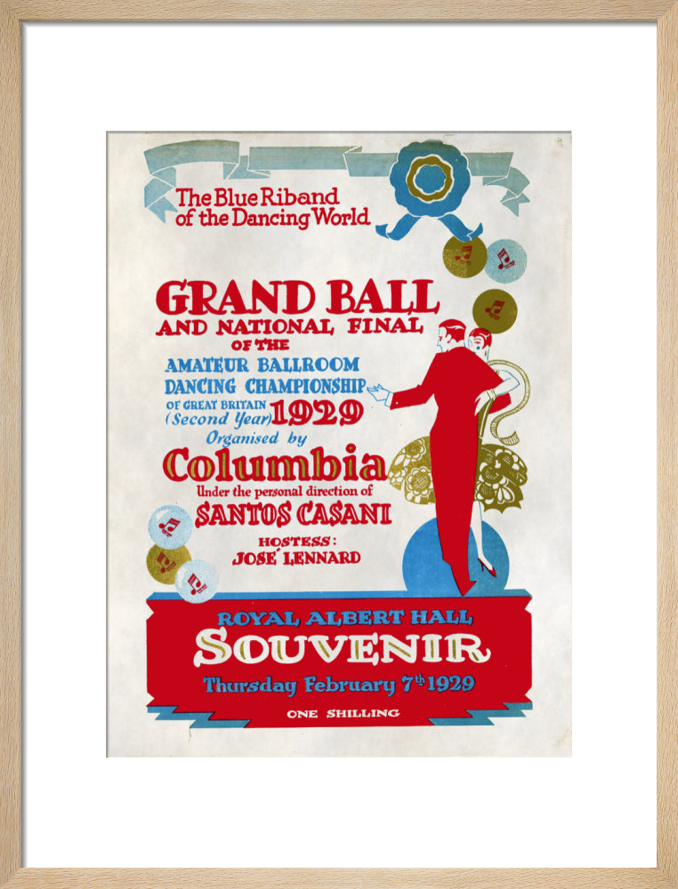 The National Final of the Amateur Ballroom Dancing Championship Art Print
