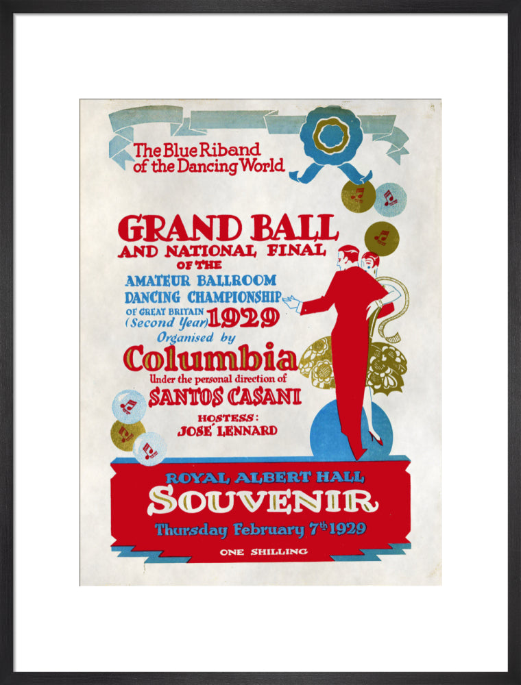 The National Final of the Amateur Ballroom Dancing Championship Art Print