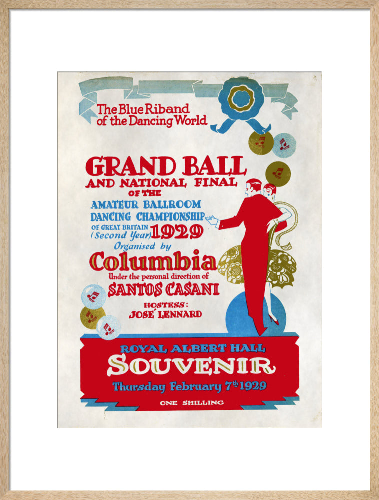 The National Final of the Amateur Ballroom Dancing Championship Art Print