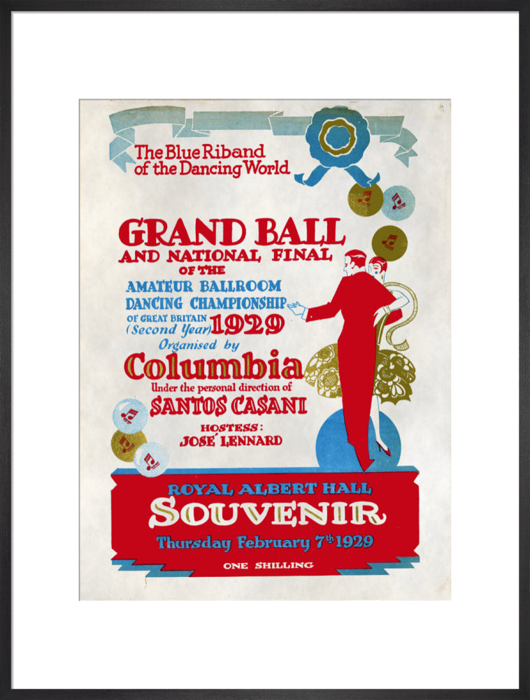 The National Final of the Amateur Ballroom Dancing Championship Art Print