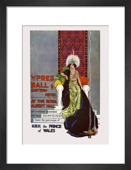 The Ypres Ball and Eastern Revel Art Print