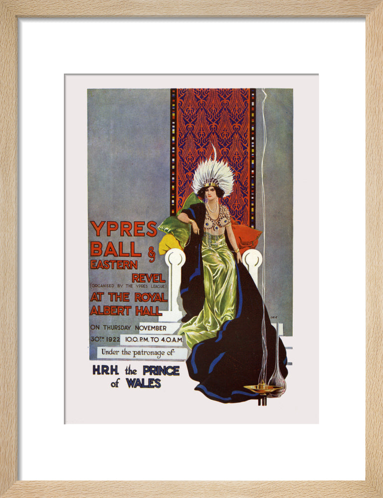 The Ypres Ball and Eastern Revel Art Print