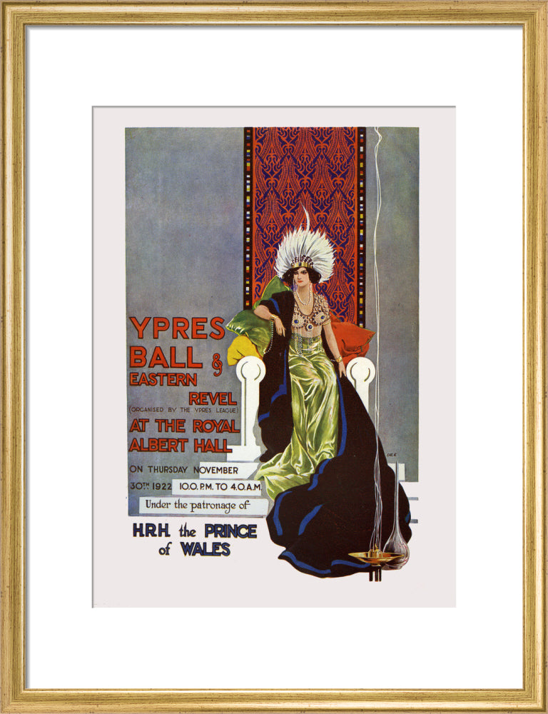 The Ypres Ball and Eastern Revel Art Print