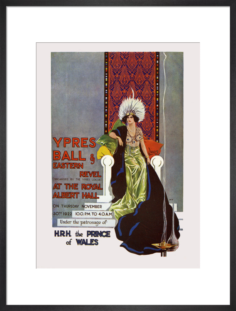 The Ypres Ball and Eastern Revel Art Print
