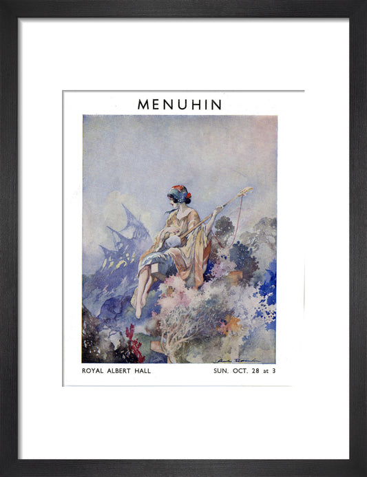 Yehudi Menuhin Concert Art Print