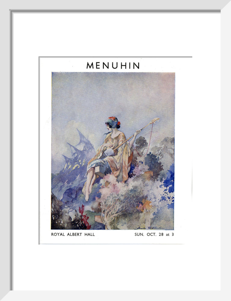 Yehudi Menuhin Concert Art Print